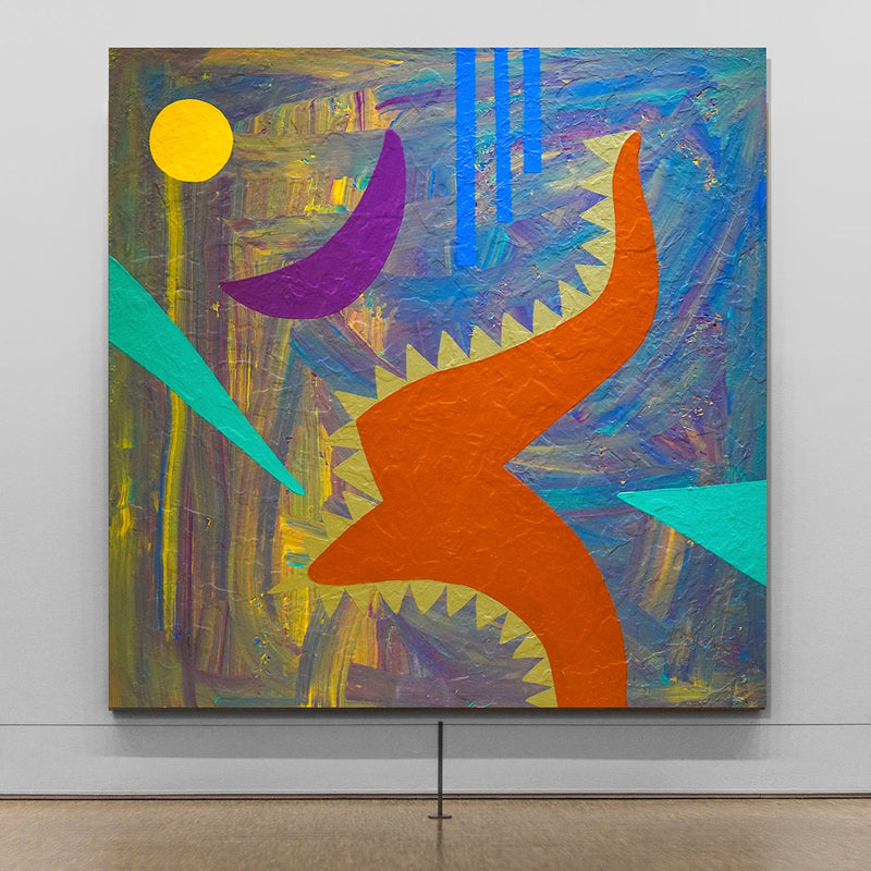 Fear No Evil - Contemporary Art | Modern Abstract Art | Fine Art | Painting On Canvas | Lauren Ross Design 