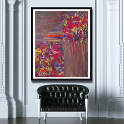 Ophyrs Opifera Print - Abstract Modern Contemporary Luxury Wall Art Painting - Lauren Ross Design