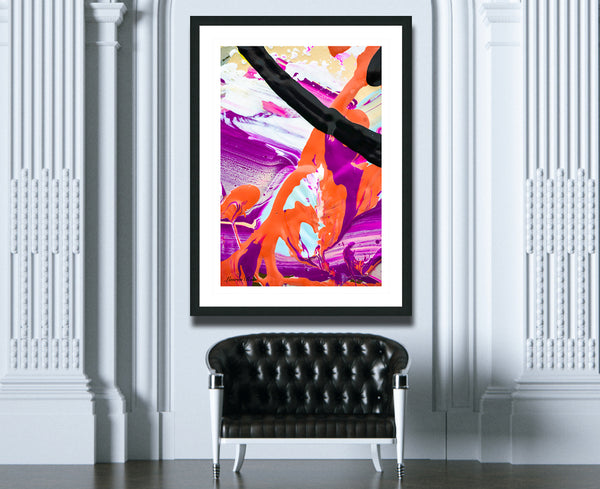 Inside Neolithic 1 Print - Abstract Modern Contemporary Luxury Wall Art Painting - Lauren Ross Design