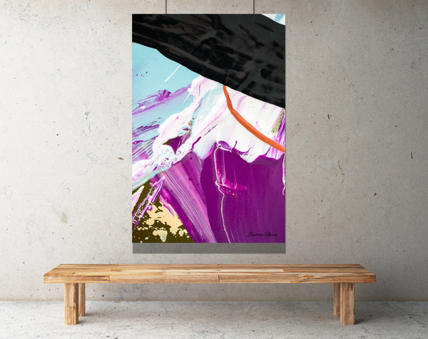 Inside Neolithic 3 Canvas Wrap - Abstract Modern Contemporary Luxury Wall Art Painting - Lauren Ross Design