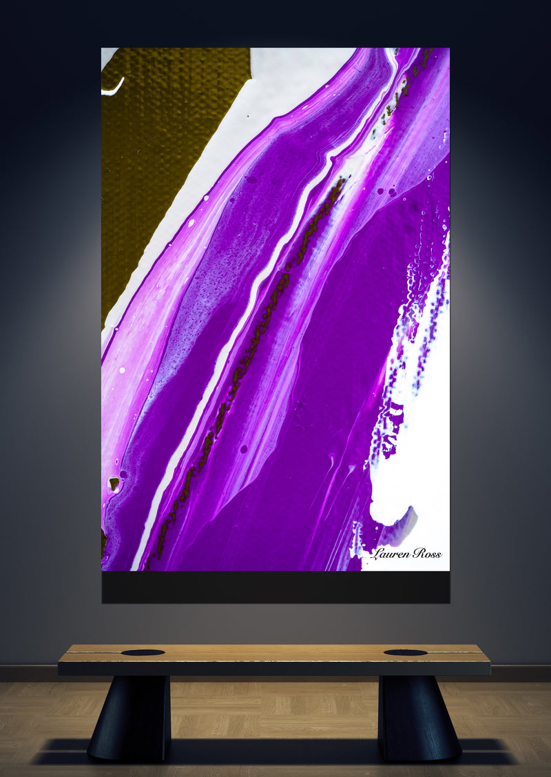 Inside Neolithic 4 Canvas Wrap -Abstract Modern Contemporary Luxury Wall Art -Abstract Modern Painting Contemporary Art