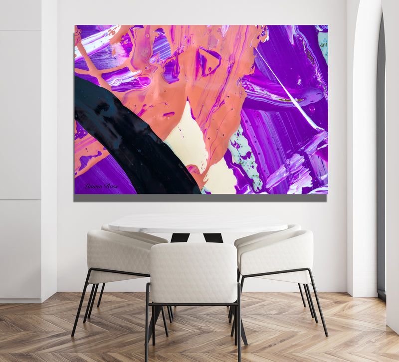 Inside Neolithic 7 Canvas Wrap - Abstract Modern Contemporary Luxury Wall Art Painting - Lauren Ross Design