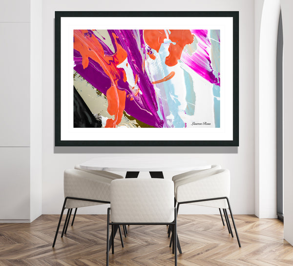 Inside Neolithic 8 Print - Abstract Modern Contemporary Luxury Wall Art Painting - Lauren Ross Design