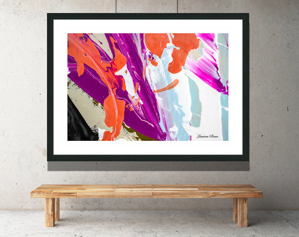 Inside Neolithic 8 Print - Abstract Modern Contemporary Luxury Wall Art Painting - Lauren Ross Design