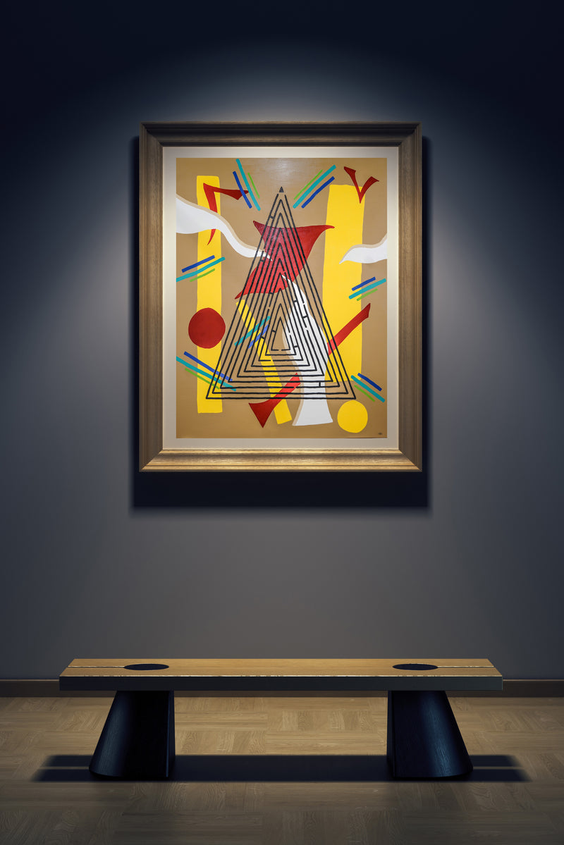 Maze 1 Print - Abstract Modern Contemporary Luxury Wall Art Painting - Lauren Ross Design