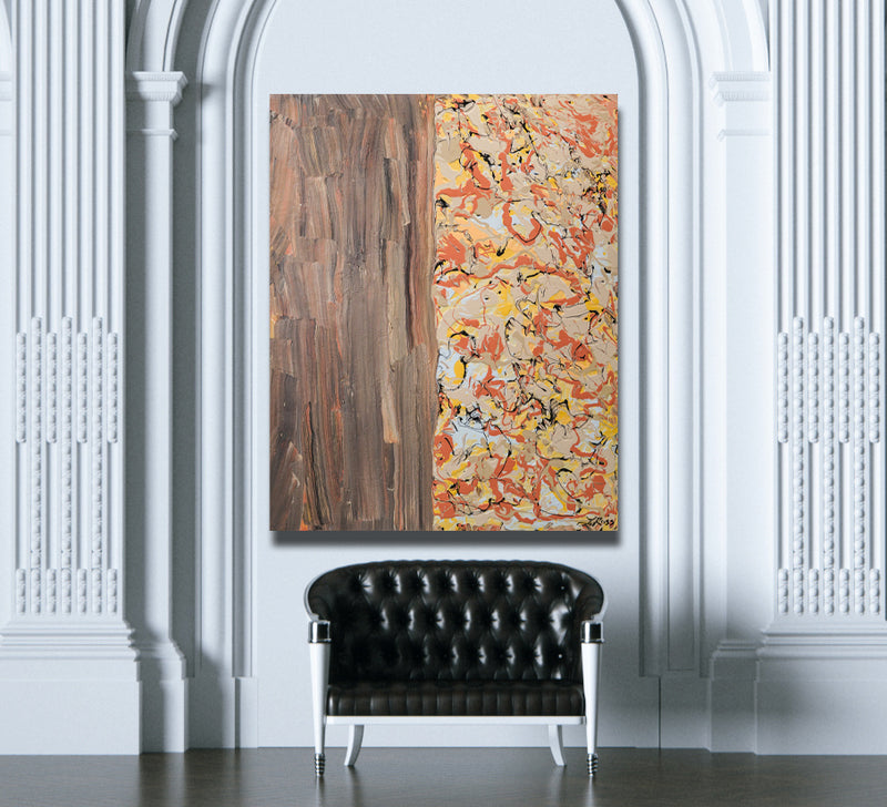 Metacognition Canvas Wrap - Abstract Modern Contemporary Luxury Wall Art Painting - Lauren Ross Design