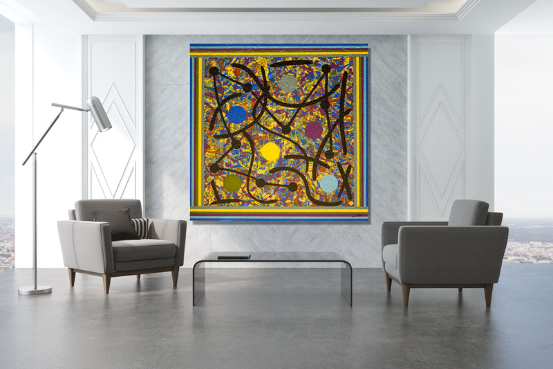 Once Upon a Dream Archival Canvas Wrap - Contemporary Art | Modern Abstract Art | Fine Art | Painting On Canvas 