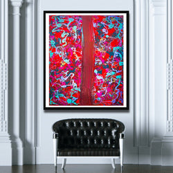 Orchid Archival Print - Contemporary Art | Modern Abstract Art | Fine Art | Painting Print 
