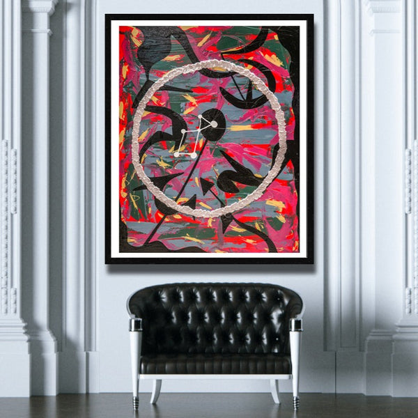 precession of the equinoxes print - Abstract Modern Contemporary Luxury Wall Art Painting - Lauren Ross Design